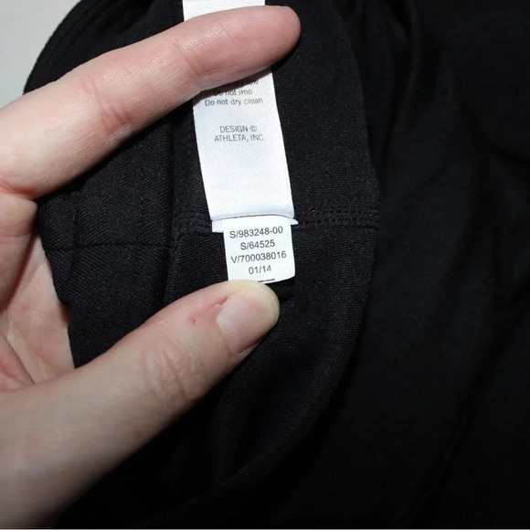 Athleta Trailside Black Tennis Activewear Casual Golf Skort Size Medium Tall - Picture 11 of 14